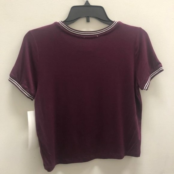 T-shirt in wine - Picture 2 of 2